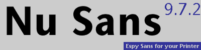 Nu Sans 9.7.2